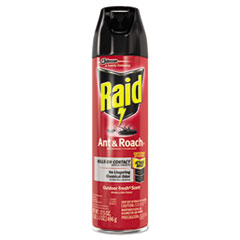 Raid® Ant and Roach Killer, 17.5 oz Aerosol Spray, Outdoor Fresh, 12/Carton