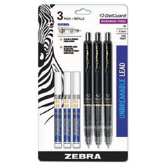 Zebra® Mechanical Pencil, 0.5 mm, Black