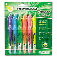 Ticonderoga® Emphasis™ Pocket Style Highlighters