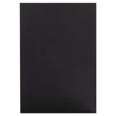 Fome-Cor® Pro Foam Board, CFC-Free Polystyrene, 20 x 30, Black Surface and Core, 10/Carton