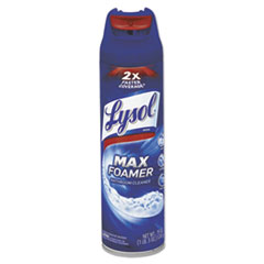 LYSOL® Brand Max Foamer Bathroom Cleaner, Fresh Scent, 19 oz Aerosol, 12/Carton