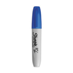 Sharpie® Chisel Tip Permanent Marker, Medium Chisel Tip, Blue, Dozen