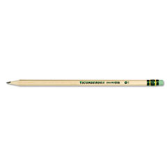 Ticonderoga® EnviroStiks Pencil, HB (#2), Black Lead, Natural Woodgrain Barrel, Dozen