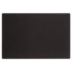 Quartet® Oval Office Fabric Board, 48 x 36, Black Surface