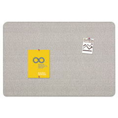Quartet® Oval Office™ Fabric Bulletin Boards, Gray Fabric
