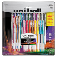 uniball® Gel Pens, Ultra Micro & Medium Points
