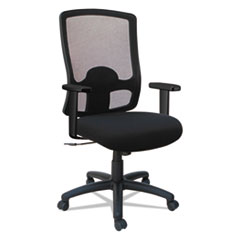 Alera® Etros Series High-Back Swivel/Tilt Chair, Black