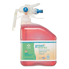 Green Works® Bathroom Cleaner Concentrate, 101 oz Bottle, 2/Carton