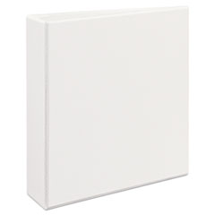 Heavy-Duty View Binder with DuraHinge and One Touch EZD Rings, 3 Rings, 2" Capacity, 11 x 8.5, White