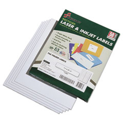 7530015144905, SKILCRAFT Recycled Laser and Inkjet Labels, 0.66 x 3.44, White, 30/Sheet, 50 Sheets/Box