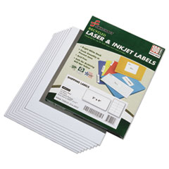 7530015144903, SKILCRAFT Recycled Laser and Inkjet Labels, Inkjet/Laser Printers, 2 x 4, White, 10/Sheet, 100 Sheets/Box