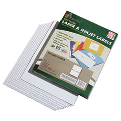 7530015789298, SKILCRAFT Recycled Laser and Inkjet Labels, Inkjet/Laser Printers, 8.5 x 11, White, 100/Box
