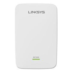 LINKSYS™ RE7000 Max-Stream AC1900+ Wi-Fi Range Extender, 1 Port, Dual-Band 2.4 GHz/5 GHz