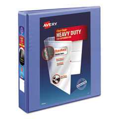 Avery® Heavy-Duty View Binder w/Locking 1-Touch EZD Rings, 1 1/2", Periwinkle