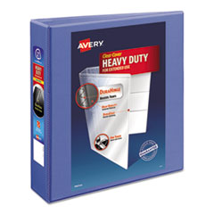 Avery® Heavy-Duty View Binder w/Locking 1-Touch EZD Rings, 2" Cap, Periwinkle
