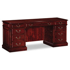 DMi® Furniture Keswick Collection Kneehole Credenza, 72w x 24d x 30h, Cherry