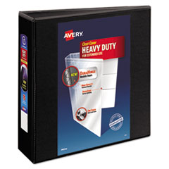 Avery® Heavy-Duty View Binder w/Locking 1-Touch EZD Rings, 3" Cap, Black
