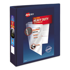 Avery® Heavy-Duty View Binder w/Locking 1-Touch EZD Rings, 2" Cap, Navy Blue