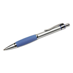 7520014457230, SKILCRAFT Precision 305 Ballpoint Pen, Retractable, Medium 1 mm, Blue Ink, Silver Barrel, Dozen