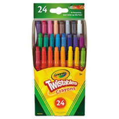 Crayola® Twistables Mini Crayons, 24 Colors/Pack