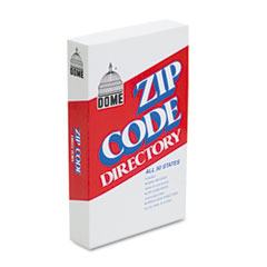 Dome® Zip Code Directory, Paperback, 750 Pages