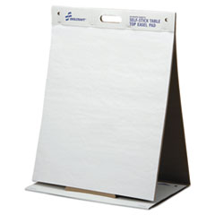 7530015772170, SKILCRAFT Self-Stick Tabletop Easel Pad, Unruled, 20 x 23, White, 20 Sheets