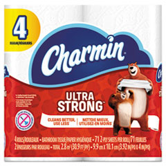 Charmin® Ultra Strong Bathroom Tissue, 2-Ply, 4 x 3.92, 71 Sheets/Roll, 4 RL/PK, 24 PK/CT