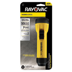Rayovac® Industrial LED Flashlight, 2D, Yellow/Black