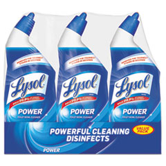 LYSOL® Brand Disinfectant Toilet Bowl Cleaner, Wintergreen Scent, 24 oz Bottle, 3/Pack