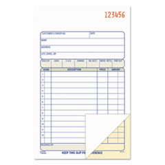 Adams® 2-Part Sales Book, 12 Lines, Two-Part Carbon, 6.69 x 4.19, 50 Forms Total