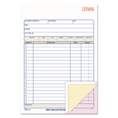 Adams® TOPS Sales/Order Book, Three-Part Carbonless, 7.95 x 5.56, 50 Forms Total