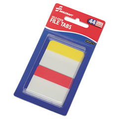 7510016614494, SKILCRAFT Self-Stick Tabs/Page Markers, 2", Bright, Asst, 44/Pack