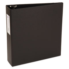 Avery® Economy Non-View Binder with Round Rings, 11 x 8 1/2, 3" Capacity, Black