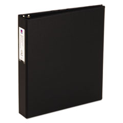 Avery® Economy Non-View Binder with Round Rings, 11 x 8 1/2, 1 1/2" Capacity, Black