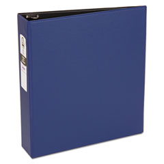 Avery® Economy Non-View Binder with Round Rings, 11 x 8 1/2, 2" Capacity, Blue