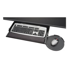 Kelly Computer Supply Under Desk Keyboard Drawer with Mouse Platform, 22 x 19 x 2 to 4, Black