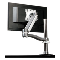 Kelly Computer Supply Monitor Arm for Flat Screen Monitors Up to 22"/40 lbs, Silver