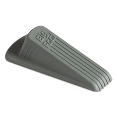 Master Caster® Big Foot Doorstop, No-Slip Rubber, 2.25w x 4.75d x 1.25h, Gray, 12/Pack
