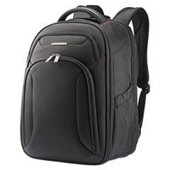 Samsonite® Xenon 3 Laptop Backpack, Fits Devices Up to 15.6", Ballistic Polyester, 12 x 8 x 17.5, Black