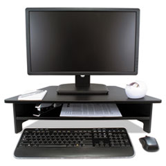 Victor® DC050 High Rise Collection Monitor Stand, 27" x 11.5" x 6.5" to 7.5", Black, Supports 40 lbs