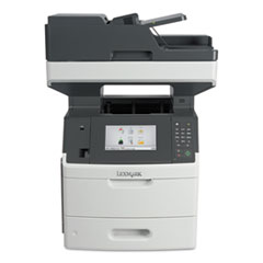 Lexmark™ MX710dhe Multifunction Laser Printer, Copy/Fax/Print/Scan