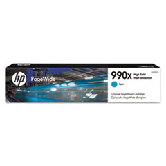 HP 990X, (M0J89AN) High-Yield Cyan Original PageWide Cartridge