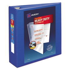 Avery® Heavy-Duty View Binder w/Locking EZD Rings, 3" Cap, Pacific Blue