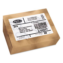 Avery® WeatherProof Shipping Labels w/TrueBlock, Laser, White, 5 1/2 x 8 1/2, 100/Pack