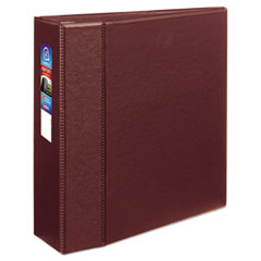 Avery® Heavy-Duty Binder with One Touch EZD Rings, 11 x 8 1/2, 4" Capacity, Maroon