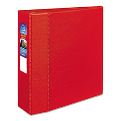 Avery® Heavy-Duty Binder with One Touch EZD Rings, 11 x 8 1/2, 3" Capacity, Red
