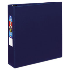 Avery® Heavy-Duty Binder with One Touch EZD Rings, 11 x 8 1/2, 2" Capacity, Navy Blue