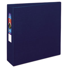 Avery® Heavy-Duty Binder with One Touch EZD Rings, 11 x 8 1/2, 3" Capacity, Navy Blue