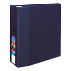 Avery® Heavy-Duty Binder with One Touch EZD Rings, 11 x 8 1/2, 5" Capacity, Navy Blue