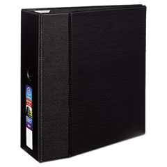 Avery® Heavy-Duty Binder with One Touch EZD Rings, 11 x 8 1/2, 5" Capacity, Black